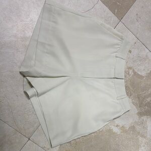 House of Harlow High Waist Cream Shorts